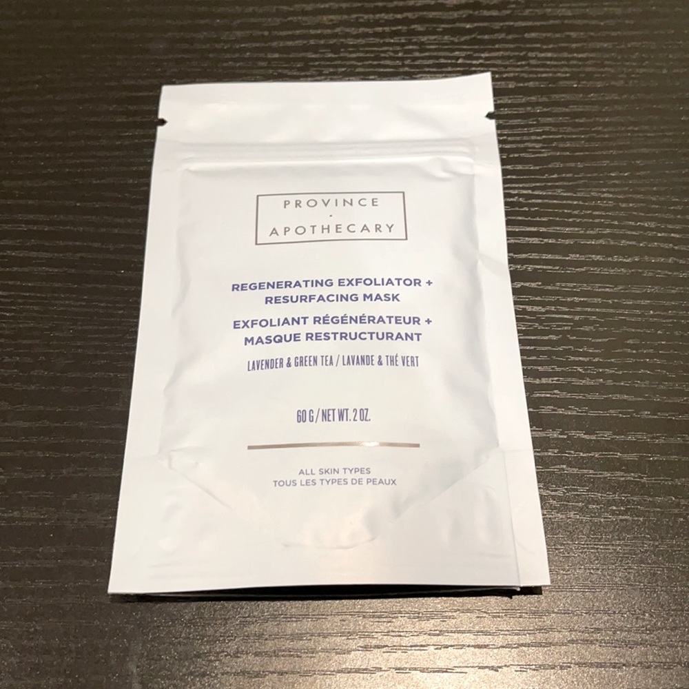 Province : Apothecary Regenerating Exfoliator + Resurfacing Mask